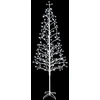LED girliandų Kalėdų eglutė Balta 47 x 210 cm Plienas 228 LED