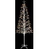 LED girliandų Kalėdų eglutė Balta 47 x 240 cm Plienas 268 LED
