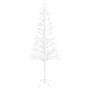 LED girliandų Kalėdų eglutė Balta 47 x 240 cm Plienas 268 LED
