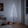 LED girliandų Kalėdų eglutė Juoda 18 x 18 x 150 cm Plienas