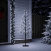 LED girliandų Kalėdų eglutė Juoda 18 x 18 x 150 cm Plienas