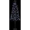 LED girliandų Kalėdų eglutė Juoda 18 x 18 x 150 cm Plienas