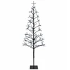 LED girliandų Kalėdų eglutė Juoda 18 x 18 x 150 cm Plienas