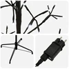 LED girliandų Kalėdų eglutė Juoda 180 cm Plienas 196 LED