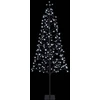 LED girliandų Kalėdų eglutė Juoda 180 cm Plienas 196 LED