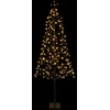 LED girliandų Kalėdų eglutė Juoda 20 x 20 x 180 cm Plienas