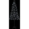 LED girliandų Kalėdų eglutė Juoda 47 x 240 cm Plienas 268 LED