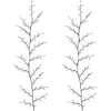 LED gluosnio vijoklis, kalėdinė dekoracija 2 vnt. Juoda 180 cm
