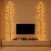 LED gluosnio vijoklis, kalėdinė dekoracija 2 vnt. Juoda 270 cm