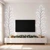 LED gluosnio vijoklis, kalėdinė dekoracija 2 vnt. Juoda 180 cm