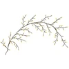 LED gluosnio vijoklis, kalėdinė dekoracija 2 vnt. Juoda 180 cm