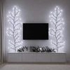 LED gluosnio vijoklis, kalėdinė dekoracija 2 vnt. Juoda 180 cm