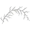 LED gluosnio vijoklis, kalėdinė dekoracija 2 vnt. Juoda 180 cm