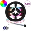 LED juosta 12 pcs Juoda ir permatoma 350 mm Varis ir plastikas