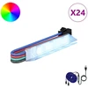 LED juosta 12 vnt. Juoda ir daugiaspalvė Varis ir plastikas