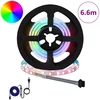 LED juosta 12 vnt. Juoda ir permatoma Varis ir plastikas