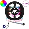 LED juosta 12 vnt. Juoda ir permatoma Varis ir plastikas