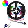LED juosta 12 vnt. Juoda ir permatoma Varis ir plastikas