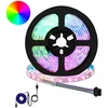 LED juosta 12 vnt. Juoda ir permatoma Varis ir plastikas