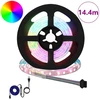LED juosta 12 vnt. Juoda ir permatoma Varis ir plastikas