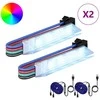 LED juosta 2 pcs Juoda ir daugiaspalvė 1745 mm