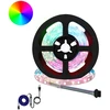 LED juosta 2 vnt. Juoda ir permatoma Varis ir plastikas
