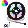 LED juosta 2 vnt. Juoda ir permatoma Varis ir plastikas