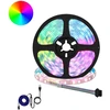 LED juosta 2 vnt. Juoda ir permatoma Varis ir plastikas