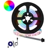LED juosta 2 vnt. Juoda ir permatoma Varis ir plastikas