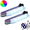 LED juosta 2 vnt. Juoda ir Balta Varis ir plastikas