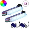 LED juosta 2 vnt. Juoda ir daugiaspalvė Varis ir plastikas