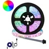 LED juosta 2 pcs Juoda ir permatoma 1700 mm Varis ir plastikas