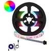 LED juosta 2 pcs Juoda ir permatoma 250 mm Varis ir plastikas