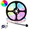 LED juosta 2 pcs Juoda ir permatoma 5100 mm Varis ir plastikas