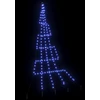 LED Kalėdinė eglutė su žemės kuoleliais Mėlyna 306 cm Metalas