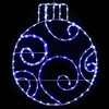 LED kalėdinis rutulys LOVIISA 160 LED Mėlyna 55 x 65 cm