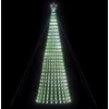 LED Kalėdų eglutė 1028 LEDs Šalta Balta 403 cm
