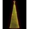 LED Kalėdų eglutė 475 LED Šiltai balta 247 cm