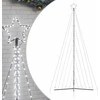 LED Kalėdų eglutė 570 LED Šalta Balta 399 cm
