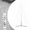 LED Kalėdų eglutė 615 LED šaltai balta 404,5 cm