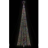 LED Kalėdų eglutė su smaigaliais 1534 LED Spalvingi 500 cm