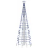 Šviečianti Kalėdų eglutė, 300cm, 570 mėlynų LED, kūgio formos