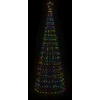 Šviečianti Kalėdų eglutė, 300cm, 570 spalvotų LED, kūgio formos