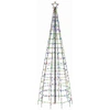 Šviečianti Kalėdų eglutė, 300cm, 570 spalvotų LED, kūgio formos
