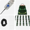 LED Kalėdų medis 150 cm 240 LED Įvairių spalvų Plienas Žalia