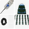 LED Kalėdų medis 150 cm 240 LED Mėlyna Plienas Žalia