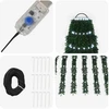 LED Kalėdų medis 150 cm 240 LED Šalta balta Plienas Žalia