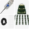 LED Kalėdų medis 150 cm 240 LED Šilta balta Plienas Žalia