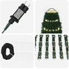 LED Kalėdų medis 220 cm 460 LED Šilta balta Plienas Žalia