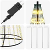 LED Kalėdų medis 235 cm 500 LED Šilta balta Geležis Juoda